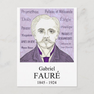 Fauré Postcard