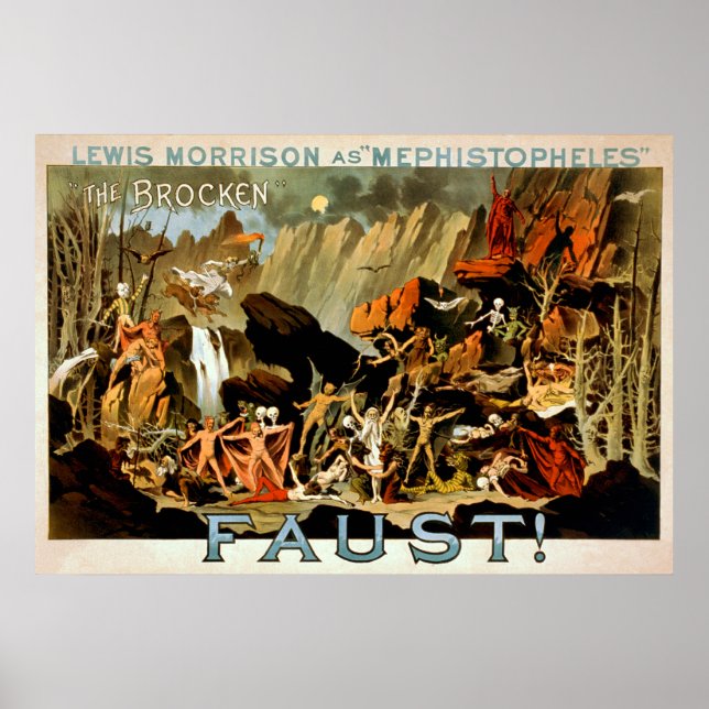 Faust 1887 - Theater Poster (Front)