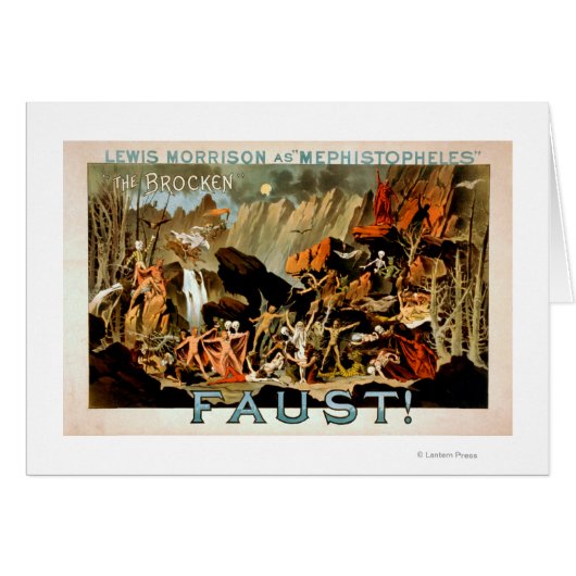 Faust Musical Theatre Poster Cards (Front Horizontal)