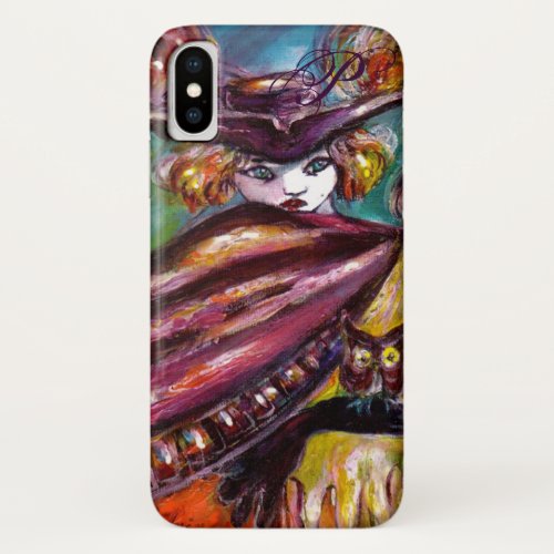 FAUST  Mysterious Mask Tricorn and Owl iPhone XS Case