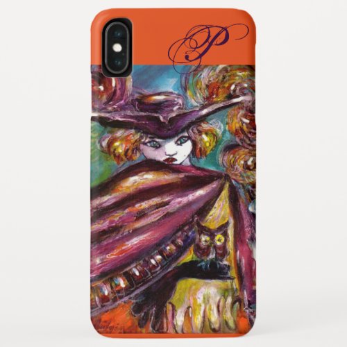 FAUST  Mysterious Mask Tricorn and Owl Monogram iPhone XS Max Case