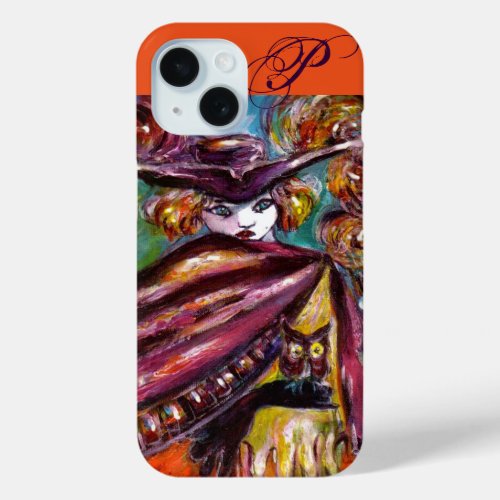FAUST  Mysterious Mask Tricorn and Owl Monogram iPhone 15 Case
