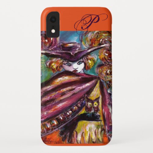 FAUST  Mysterious Mask Tricorn and Owl Monogram iPhone XR Case