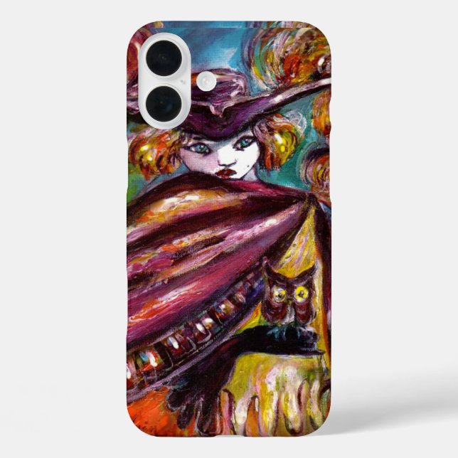 FAUST / Mysterious Mask with Tricorn and Owl Case-Mate iPhone Case (Back)