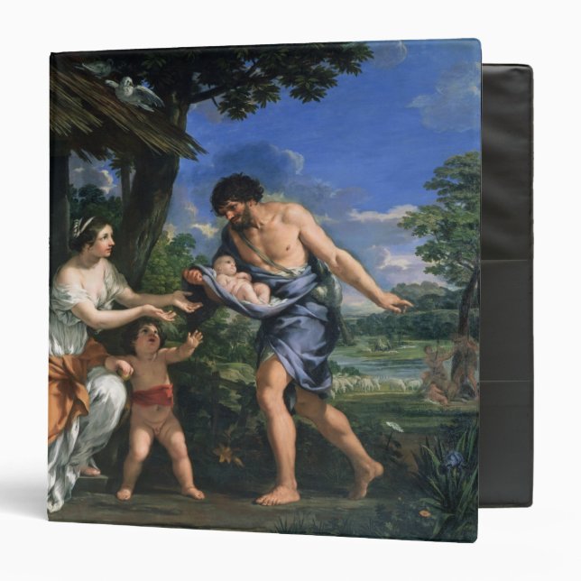 Faustulus entrusting Romulus and Remus Binder (Front/Inside)