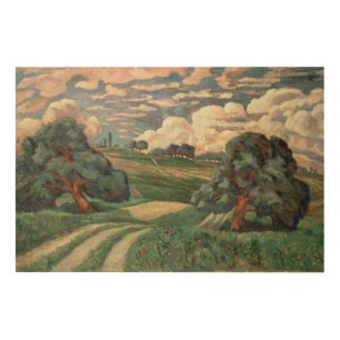 Fauve Landscape Wood Wall Decor