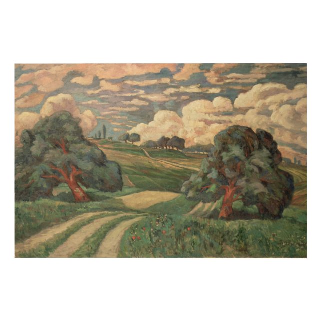 Fauve Landscape Wood Wall Decor (Front)