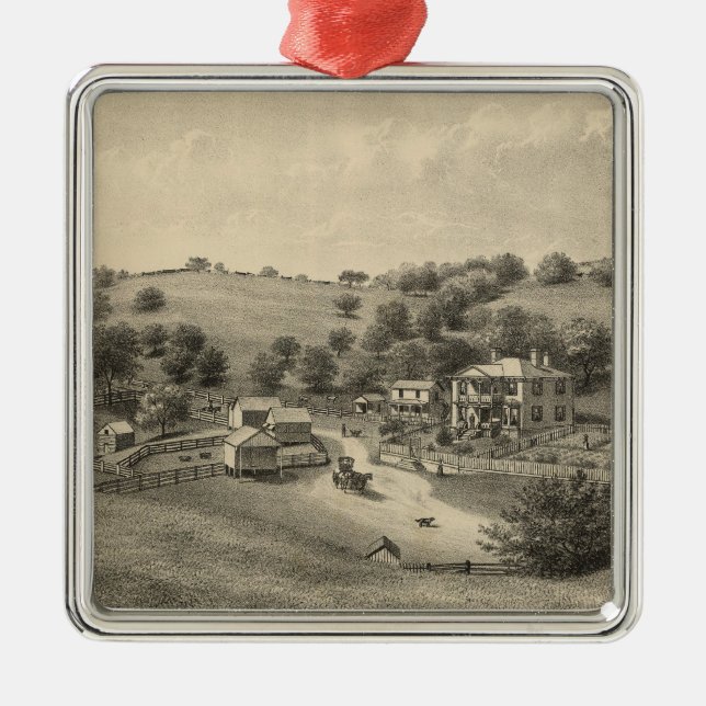 Fauver residence metal ornament (Front)