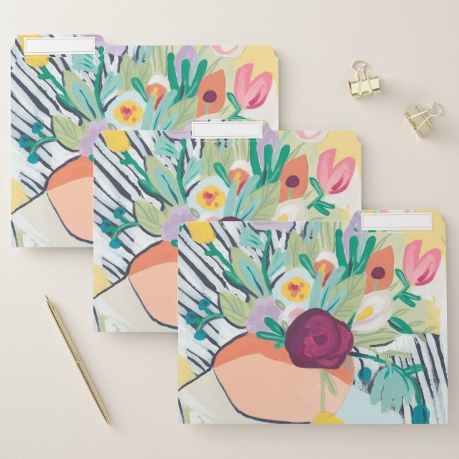 Fauvist Floral II File Folder (Set)