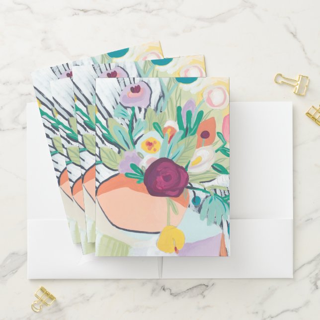 Fauvist Floral II Pocket Folder (In Situ)
