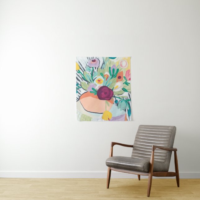 Fauvist Floral II Tapestry (In Situ)
