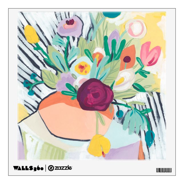 Fauvist Floral II Wall Decal (Front)