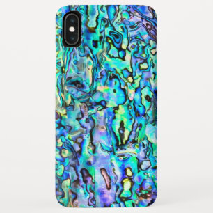 Faux Abalone Paua Shell Digital Pattern iPhone XS Max Case