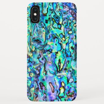 Faux Abalone Paua Shell Digital Pattern Iphone Xs Max Case by idesigncafe at Zazzle