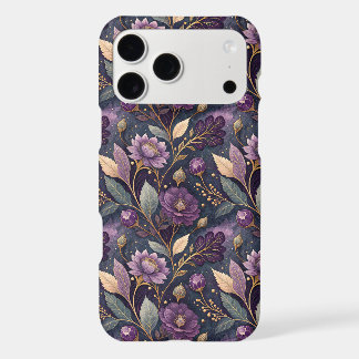 Faux alcohol ink floral pattern iPhone 17 pro max case