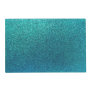 Faux Aqua Teal Turquoise Blue Glitter Background Placemat