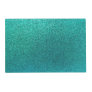 Faux Aqua Teal Turquoise Blue Glitter Background S Placemat