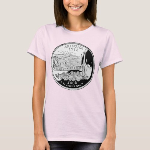 Faux Arizona State Quarter Grand Canyon State T_Shirt