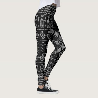 Faux Assuit (Diamond Center) Belly Dance Leggings | Zazzle