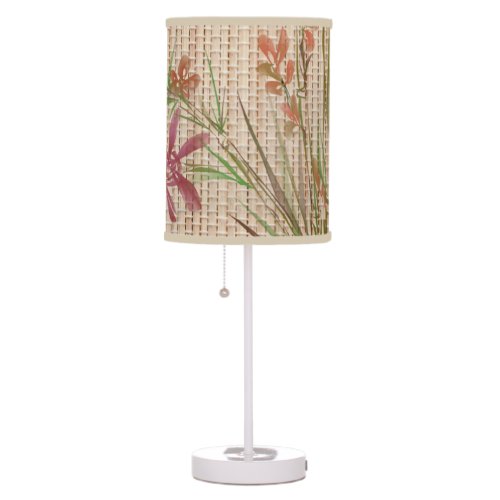 Faux Bamboo Original Art Desk Lamp