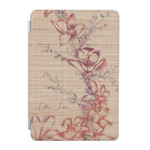 Faux Bamboo Original Art Suitcas Luggage