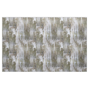 Faux Birch Tree Bark Texture Look Pattern Fabric