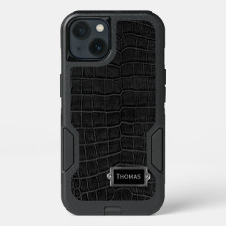 Faux Black Alligator Otterbox Samsung Note 4 Case