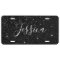 Faux Black Glitter Bokeh Photo Personalized