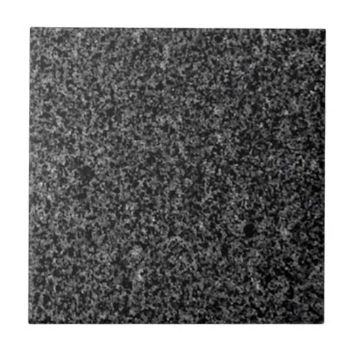 Faux BlackGray Granite Field Background Tile