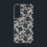 Faux Black Lace Fishnet Samsung Galaxy S22 Case<br><div class="desc">Samsung Galaxy Cases or iPhone Cases with Faux Black Lace Roses Fishnet - Romantic Elegant Flowers and Leaves Modern Gift - Choose / add your favorite background color. You can also add your text / name. Resize and move or remove / add element - image / text with customization tool....</div>