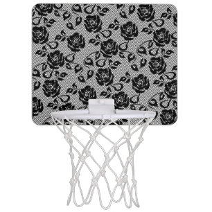 Faux Black Lace Mini Basketball Hoop