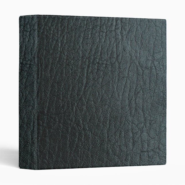 Faux Black Leather Texture Binder (Front/Spine)