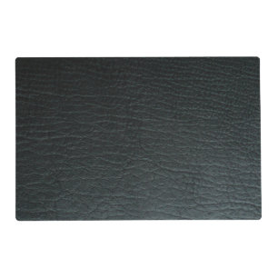Faux Black Leather Texture Placemat