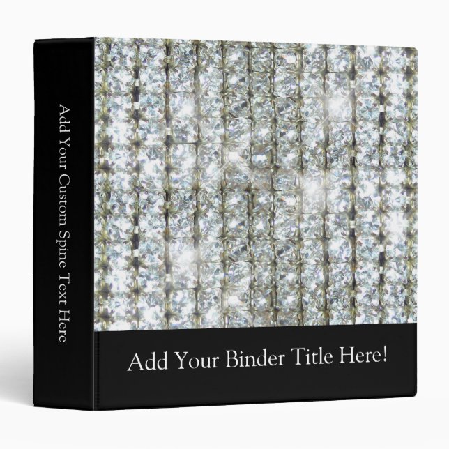 Faux Bling Binder (Front/Spine)