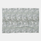Faux Bling Jewelry Diamond Pattern Towel (Horizontal)