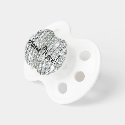 Faux Bling Pacifier (Front Right)