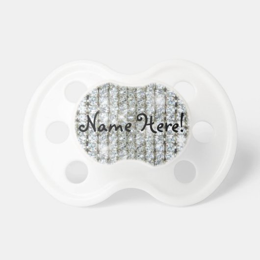 Faux Bling Pacifier (Front)