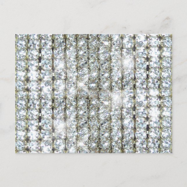 Faux Bling Postcard (Front)