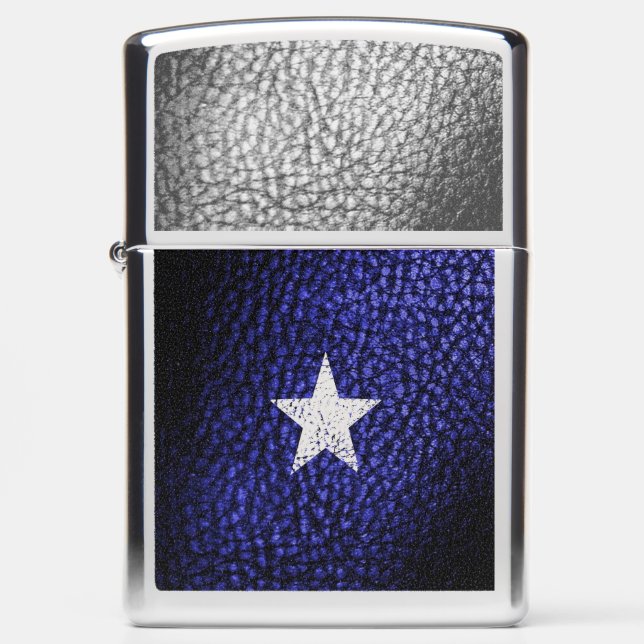 Faux Blue and Gray Star Lighter (Front)