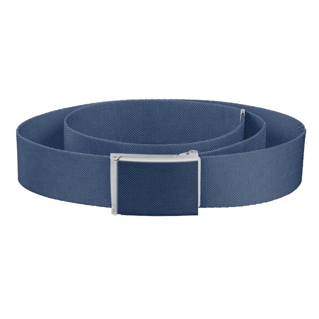 Faux Blue Denim Belt (Coil)