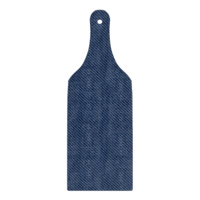 Faux Blue Denim Cutting Board (Front)