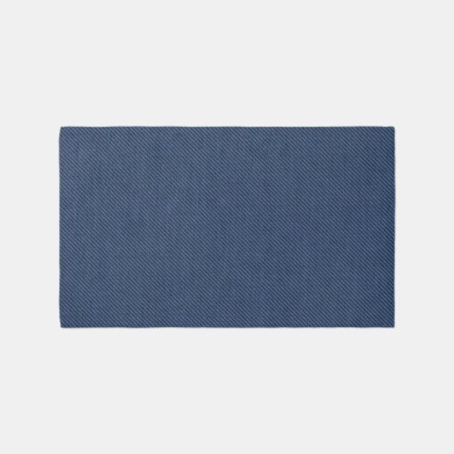 Faux Blue Jeans Design Rug