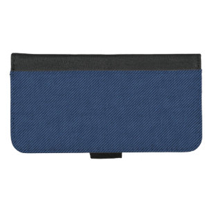 Faux Blue Jeans iPhone Wallet Case