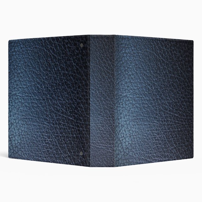Faux Blue Leather Avery Binder (Background)