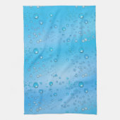 Faux Blue Water Bubbles Towel (Vertical)