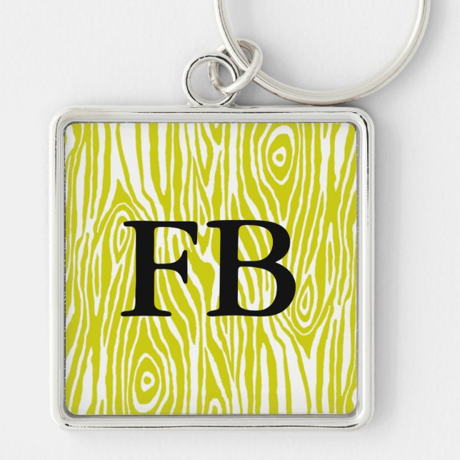 Faux Bois Keychain (Front)