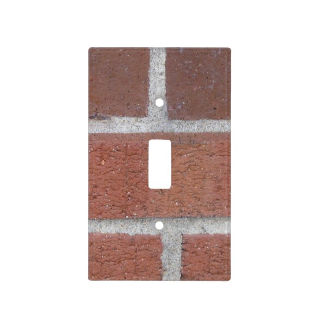 "Faux Brick" Light Switch cover (Front)