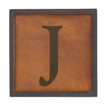 Faux Brown Leather Texture Keepsake Box by lazytextures at Zazzle