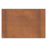 Faux Brown Leather Texture Tissue Paper at Zazzle