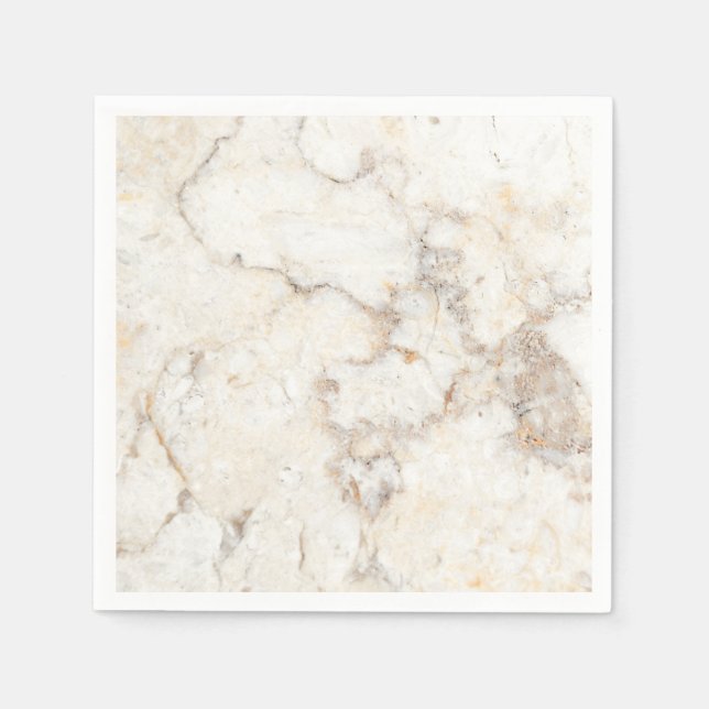 Faux Brown Marble Napkins (Front)